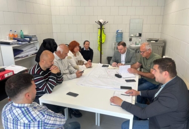 Obilazak završnih radova na izgradnji gradske pijace