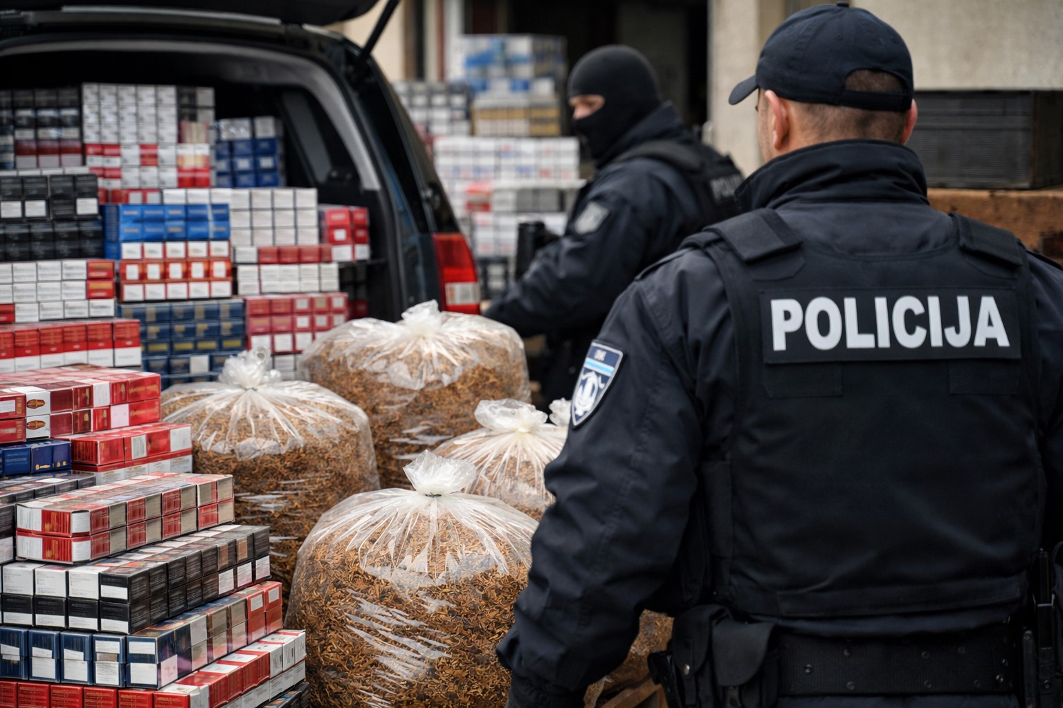 Pao porodični lanac šverca u Obrenovcu: Majka i sin uhvaćeni sa 20.000 paklica cigareta – roba vredna milione!