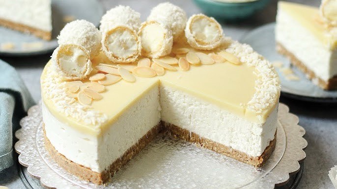 Raffaello cheesecake