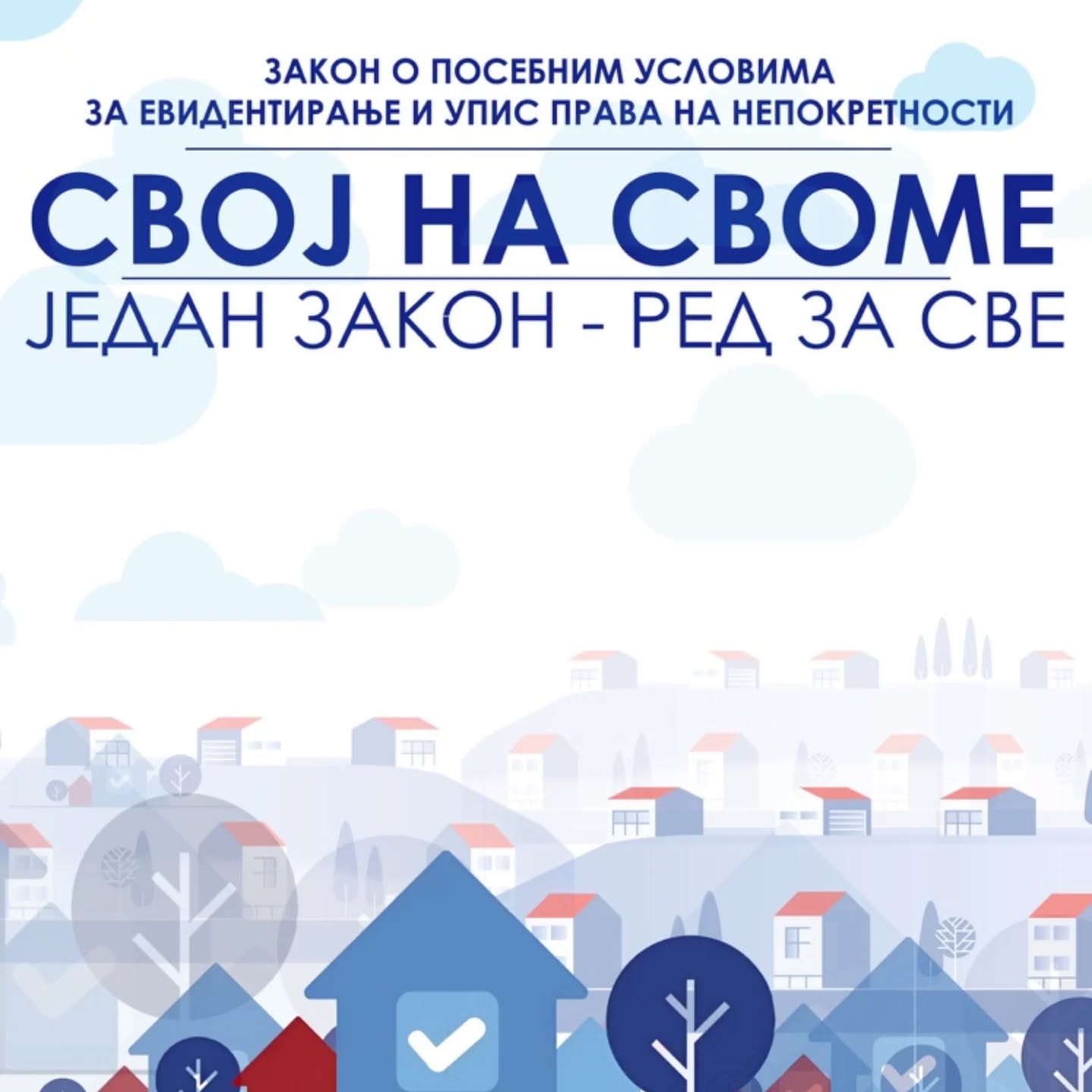 Apel građanima: Pripremite dokumentaciju za upis prava svojine na nelegalnim objektima